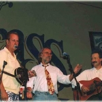 with Seldom Scene John Duffy, Herb Pedersen, Dudley Connell